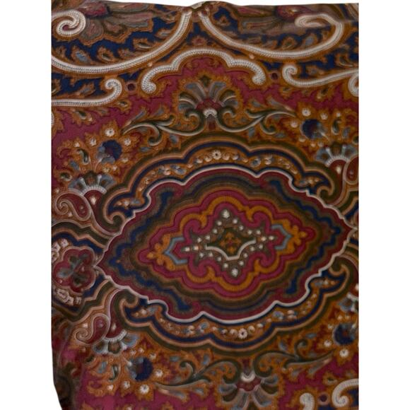 Pair 2 King Vintage Ralph Lauren Brianna Paisley Pillowcases Equestrian - Picture 3 of 7